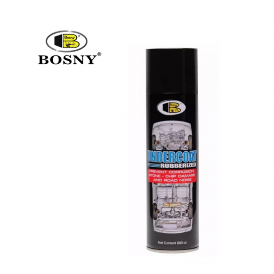 BOSNY Spray Paint Vehicle Undercoat Rubberized