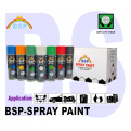 "BSP" Spray Paint