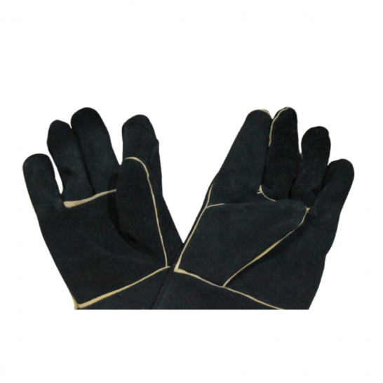 Black Leather Welding Glove- per pair
