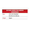 Inspection Mirror (Light Weight, Stainless Steel, Handheld with skyview)