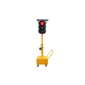 Portable Traffic Light with Solar Panel, Remote Control and Wheels.