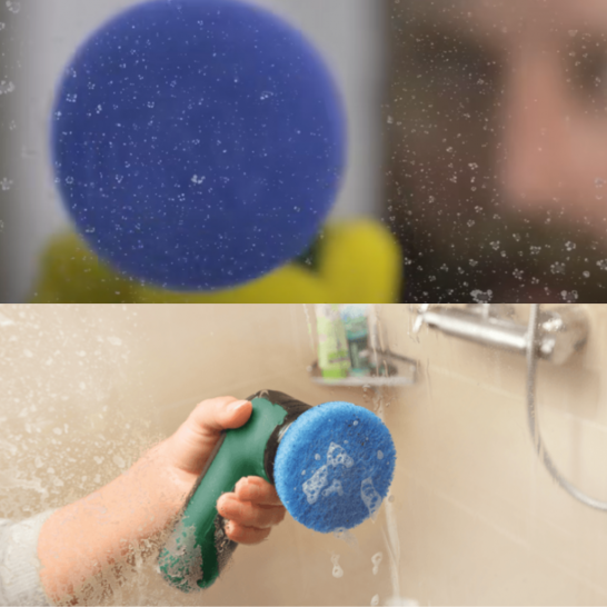 BOSCH Microfibre Non-scratch Pad (Blue) - Universal Brush Cleaning Attachments. 3 pcs