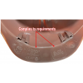Industrial Safety Helmet with Suspension Inner Liner. SS98:2013.