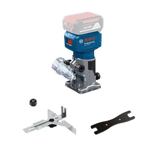 BOSCH GLF 18V-8 Professional Router. LED Light & Variable Speed. Bare Unit