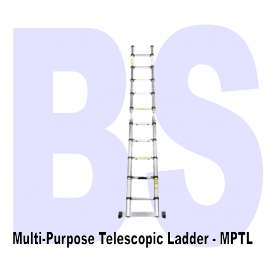 2 sided Multipurpose Telescopic Ladder. Foldable & Extendable. 150kg working load.