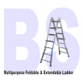Multipurpose Foldable & Extendable Ladder. 150kg Max Load. 4 sections.
