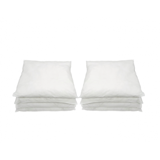 Oil / Fuel Absorbent Pillow. 600gsm. 45cm x 45cm. White. 10pcs/pack