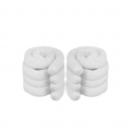 Oil / Fuel Absorbent Containment Socks 1.2m x 76mm. White. 10pcs/pack