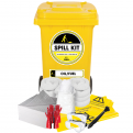 120Ltr Oil / Fuel Spill Kit c/w Wheeled Bin