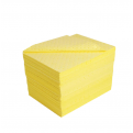 Chemical Absorbent Pad. 400gsm. 40cm x 50cm. 100pcs/pack. Yellow. Hazchem