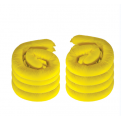 Chemical Absorbent Containment Socks 1.2m x 76mm. Yellow. 10pcs/pack. Hazchem
