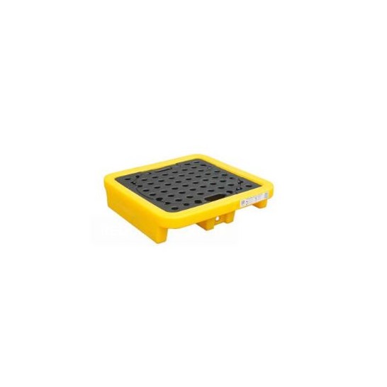 1 Drum Spill Pallet. Single. 720mm x 720mm x 155mm
