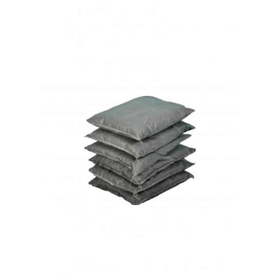 General Purpose Universal Absorbent Pillow. 600gsm. 45cm x 45cm. Grey. 10pcs/pack