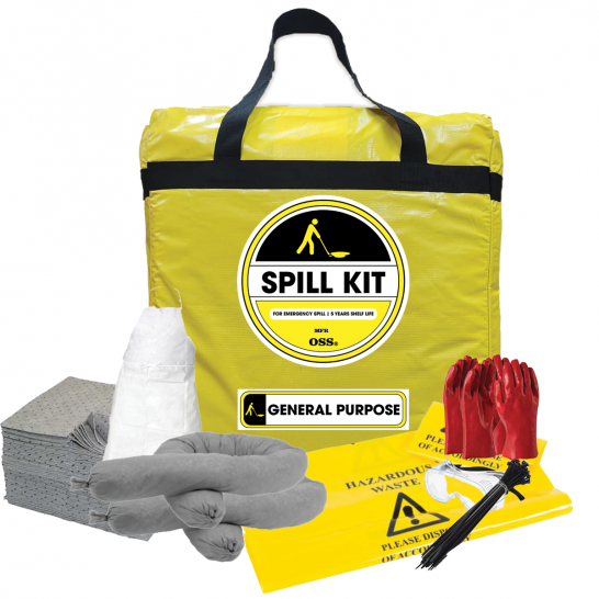 20Ltr General Purpose Spill Kit c/w Nylon Bag