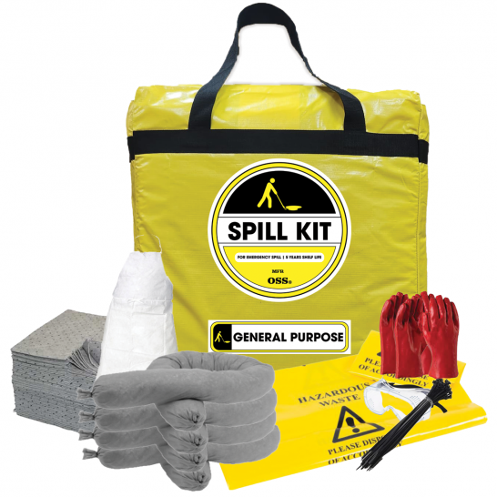 40Ltr General Purpose Spill Kit c/w Nylon Bag