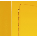 Flammable Safety Cabinet 4 Gallon / 15Ltr. 1 Door. Yellow
