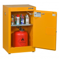 Flammable Safety Cabinet 12 Gallon / 45Ltr. 1 Door. Yellow