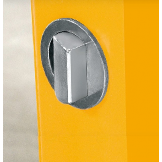 Flammable Safety Cabinet 22 Gallon / 83Ltr. 1 Door. 3 Adjustable Shelves. Yellow