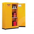 Flammable Safety Cabinet 45 Gallon / 170Ltr. 2 Doors. 2 Shelves. Yellow