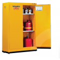 Flammable Safety Cabinet 60 Gallon / 227Ltr. 2 Doors. 2 Shelves. Yellow