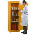 Flammable Safety Cabinet 22 Gallon / 83Ltr. 1 Door. 3 Adjustable Shelves. Yellow