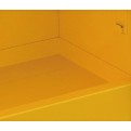 Flammable Safety Cabinet 60 Gallon / 227Ltr. 2 Doors. 2 Shelves. Yellow