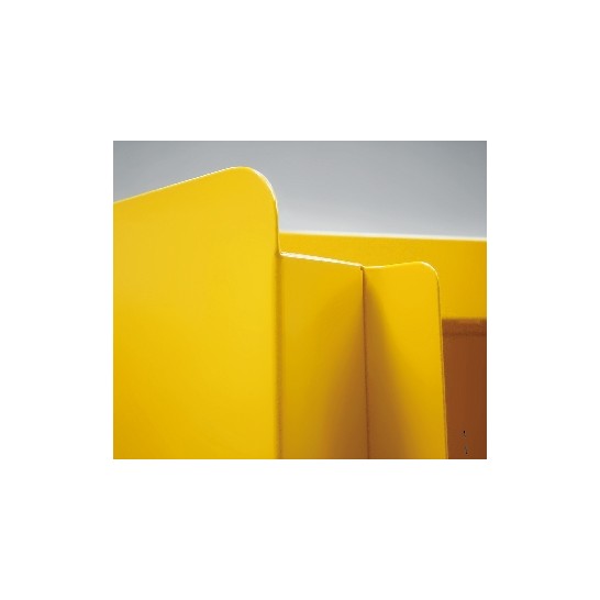 Flammable Safety Cabinet 60 Gallon / 227Ltr. 2 Doors. 2 Shelves. Yellow
