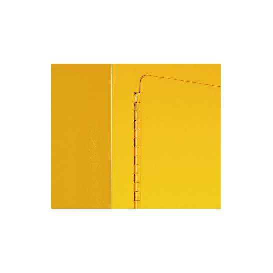 Flammable Safety Cabinet 12 Gallon / 45Ltr. 1 Door. Yellow