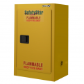 Flammable Safety Cabinet 12 Gallon / 45Ltr. 1 Door. Yellow