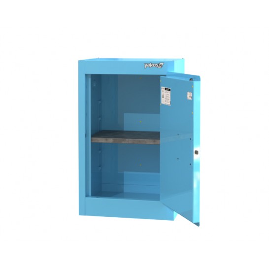 Acid / Corrosive Safety Cabinet 12 Gallon / 45Ltr. 1 Door. Blue