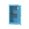 Acid / Corrosive Safety Cabinet 15 Gallon / 57Ltr. 1 Door. Blue