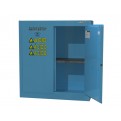 Acid / Corrosive Safety Cabinet 30 Gallon / 114Ltr. 2 Doors. 2 Shelves. Blue