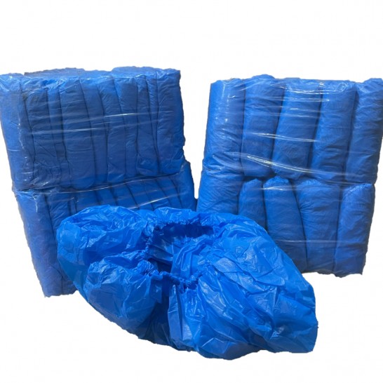 Disposable Shoe Cover Blue CPE 100pcs/packet