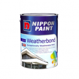 Nippon Paint Weatherbond 5L. Free Paint Accessories Set