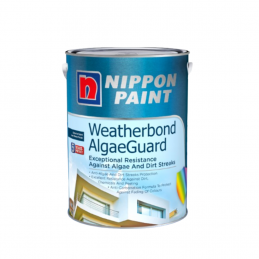 Nippon Paint Weatherbond AlgaeGuard 5L. Free Paint Accessories Set