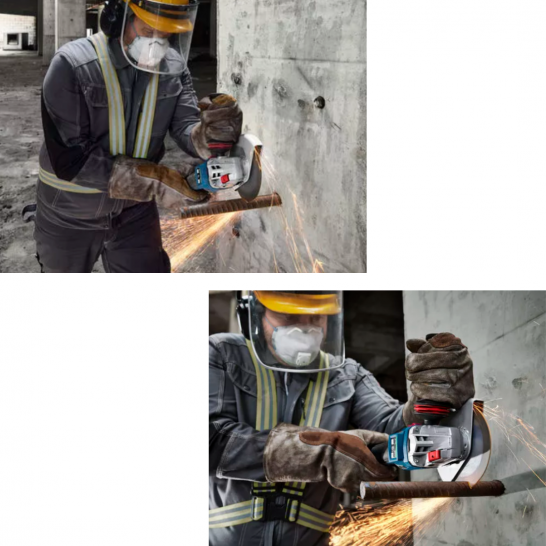 BOSCH GWS 18V-15S Professional Cordless Angle Grinder. 125mm (5"). 1500W. Bare Unit