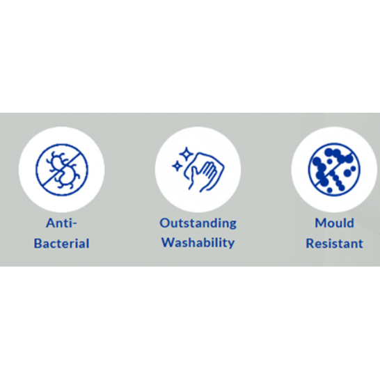 Nippon 3-in-1 Medifresh Interior Wall Paint 5L. Anti-Bacterial Protection. Free Paint Accessories Set.