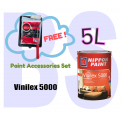 Nippon Vinilex 5000 Interior Wall Paint 5L or 20L. Matt Finish. Free Paint Accessories Set.