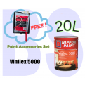 Nippon Vinilex 5000 Interior Wall Paint 5L or 20L. Matt Finish. Free Paint Accessories Set.
