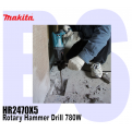 MAKITA Combination Hammer. Rotary Hammer Drill. 24mm. 780W.
