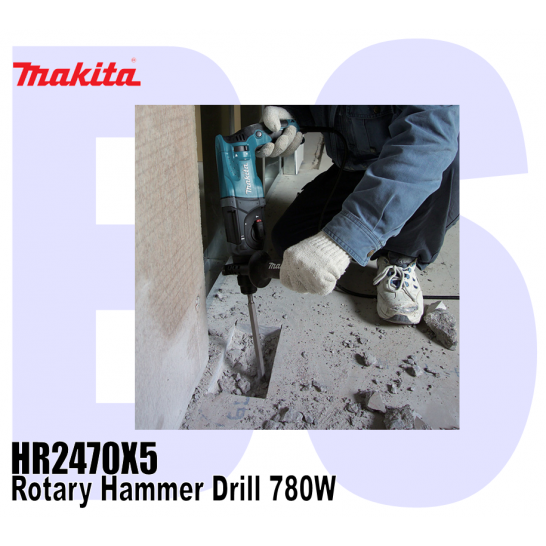 MAKITA Combination Hammer. Rotary Hammer Drill. 24mm. 780W.