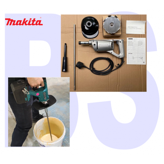 MAKITA Power Mixer 700W. Mixing Paint, Cement, Plaster, Fillers, etc