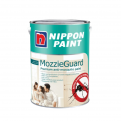 Nippon MozzieGuard Interior Wall Paint 5L. Anti- Aedes Mosquitoes. Free Paint Accessories Set
