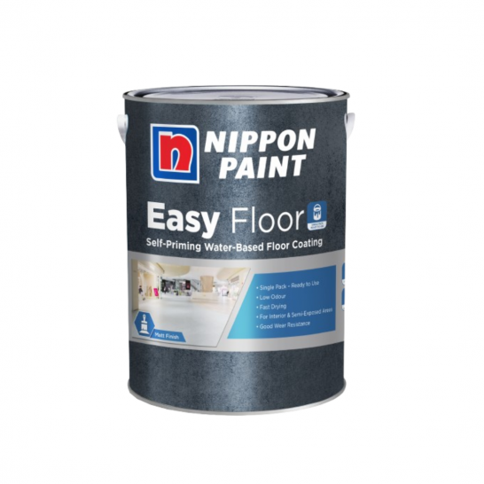 Nippon Paint Easy Floor 5L. Free Paint Accessories Set