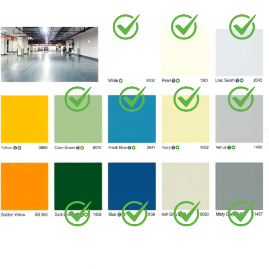 Nippon Paint Easy Floor 5L. Free Paint Accessories Set