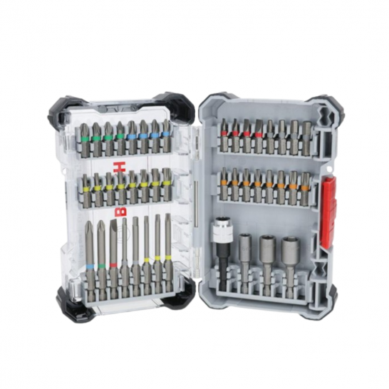 BOSCH 44pcs Pick & Click Extra Hard Screwdriver Bit Set 2607017734
