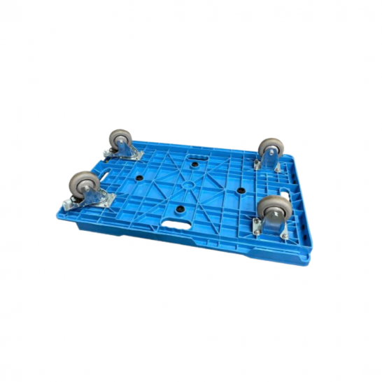Plastic Turtle Trolley 300kg capacity. 4inch TPR Castor Wheels. 735mm x 490mm x 165mm