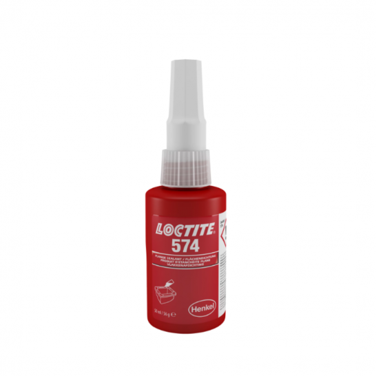 LOCTITE 574 Flange Sealant. Gasketing Product. Ideal for use on ridgid metal parts.