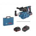 BOSCH GBH 18V-26 with GDE 18V-16 Cordless Rotary Hammer Sds-Plus with Dust Extractor System.