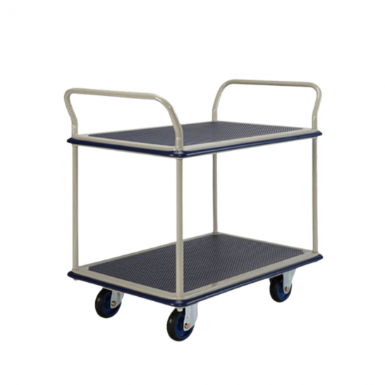 NF Series NF-304 Trolley 300 kg - Metal / Steel Double Deck Dual handle type